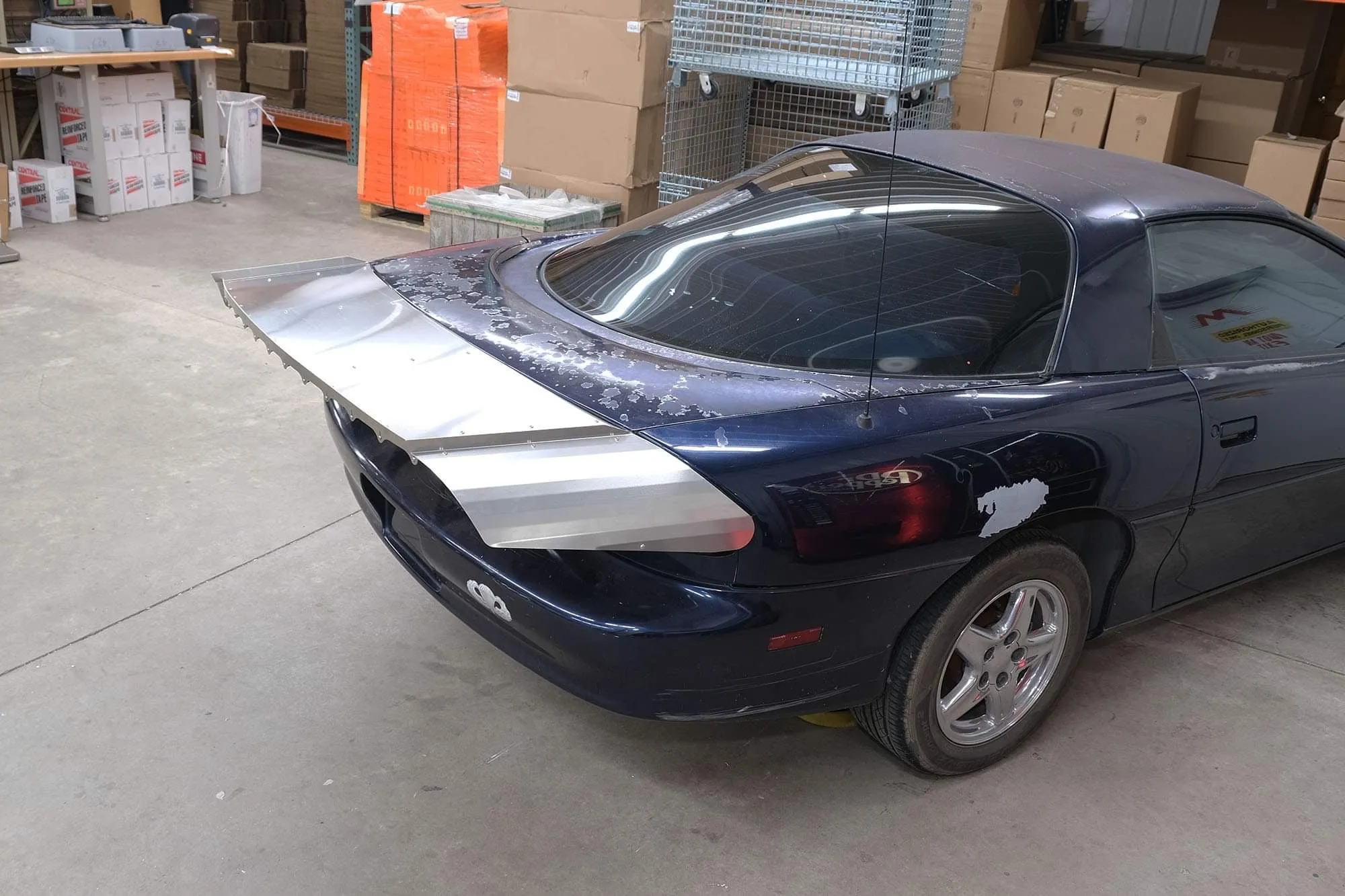 1993-2002 4th Gen Camaro 15" Strutless Drag Wing w/ Adjustable Wicker 31-180