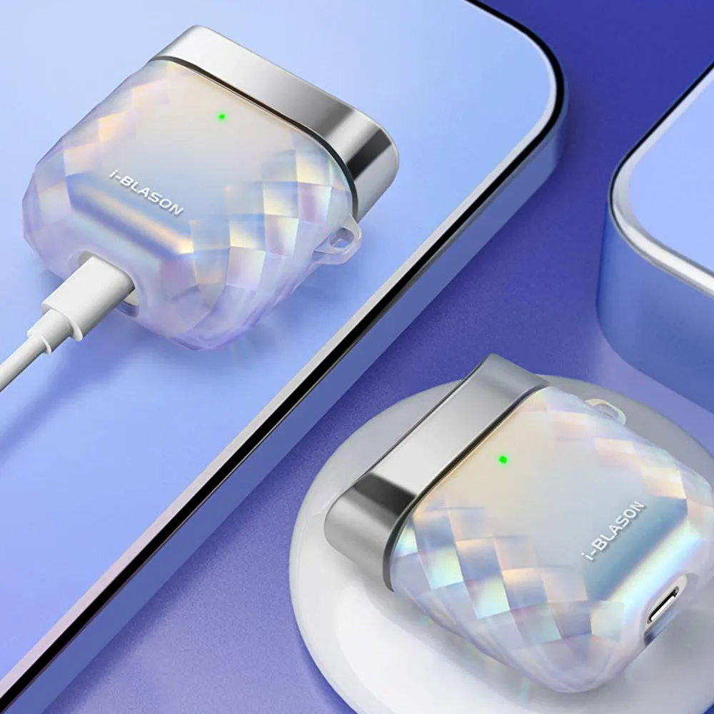 AirPods 1 | 2 Gems Designer Case - Silver