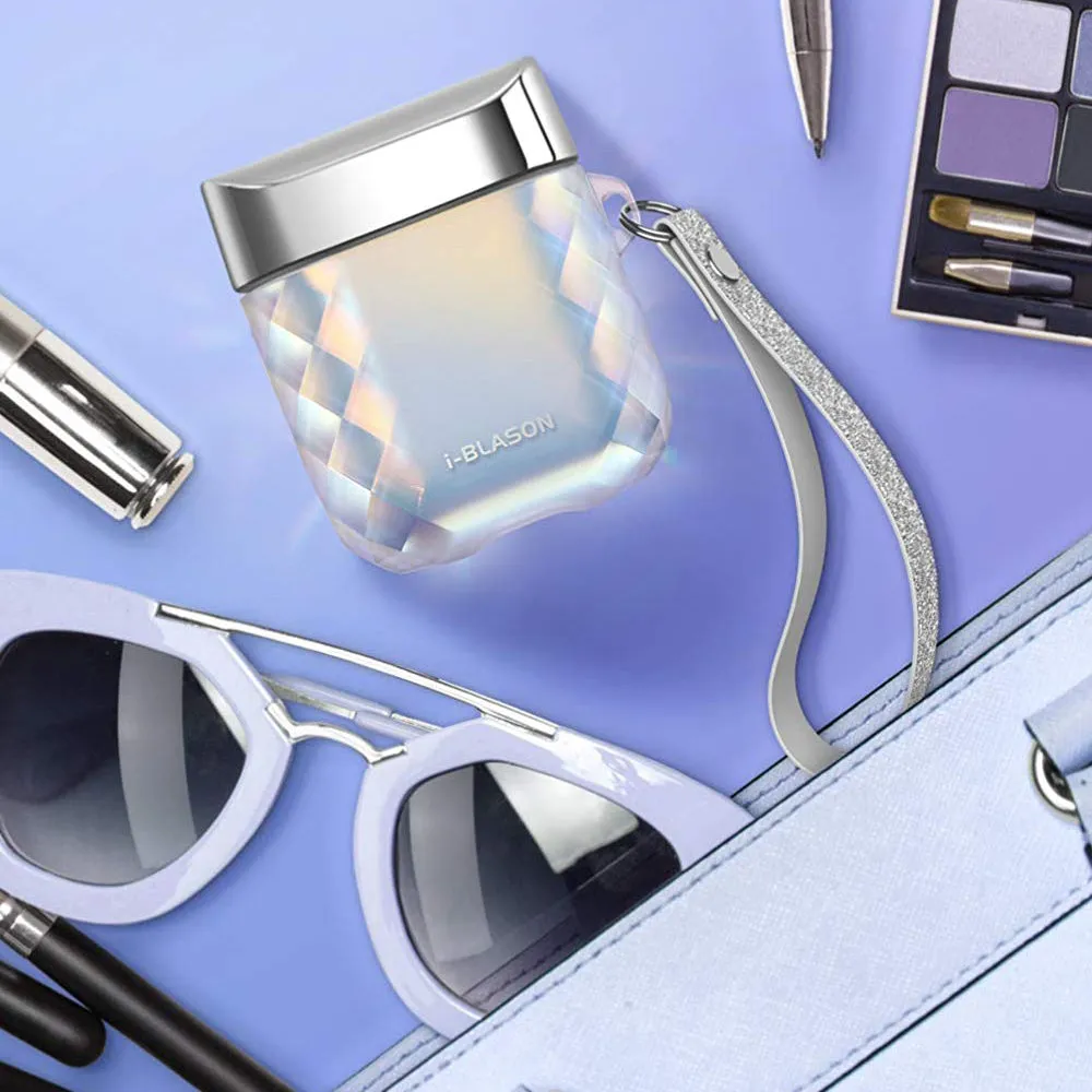 AirPods 1 | 2 Gems Designer Case - Silver