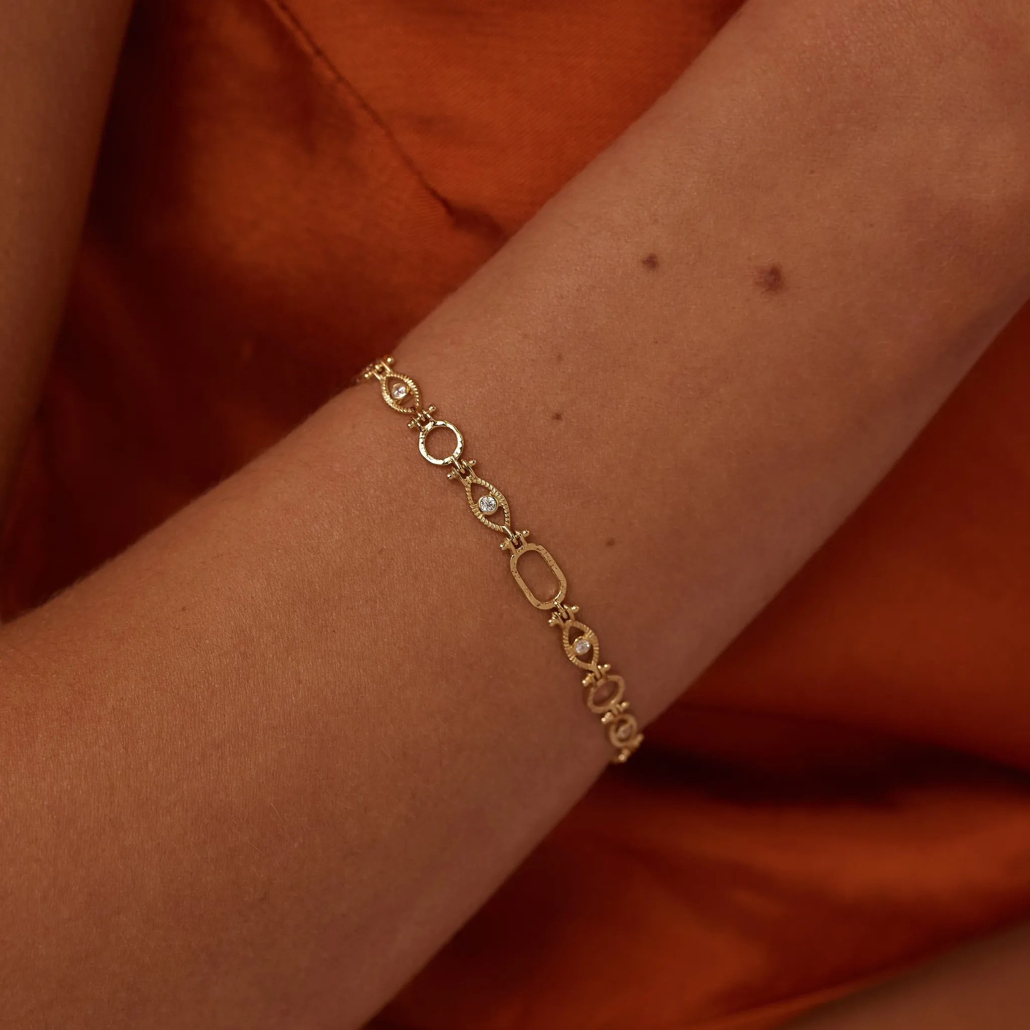 All Seeing Eye Gold Bracelet