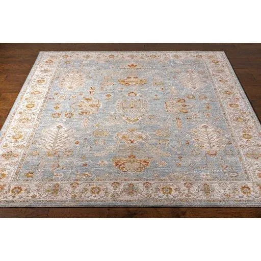 Avant Garde Blue, Grey & Rust Woven Area Rug -  Available in a Variety of Sizes