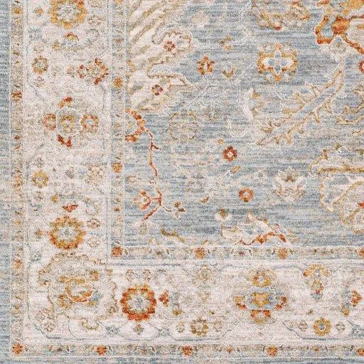Avant Garde Blue, Grey & Rust Woven Area Rug -  Available in a Variety of Sizes