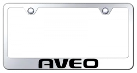 Aveo Stainless Steel Frame - Laser Etched Mirrored