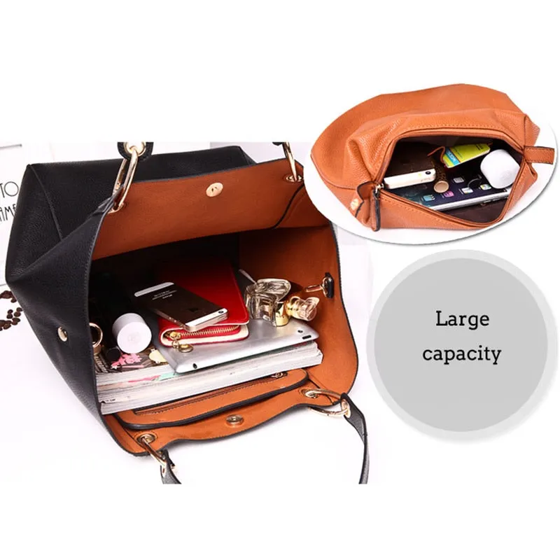 Bag Women's Bag New Fashion Atmosphere Handbag Korean Versatile Large Capacity One Shoulder Crossbody Mother Bag
