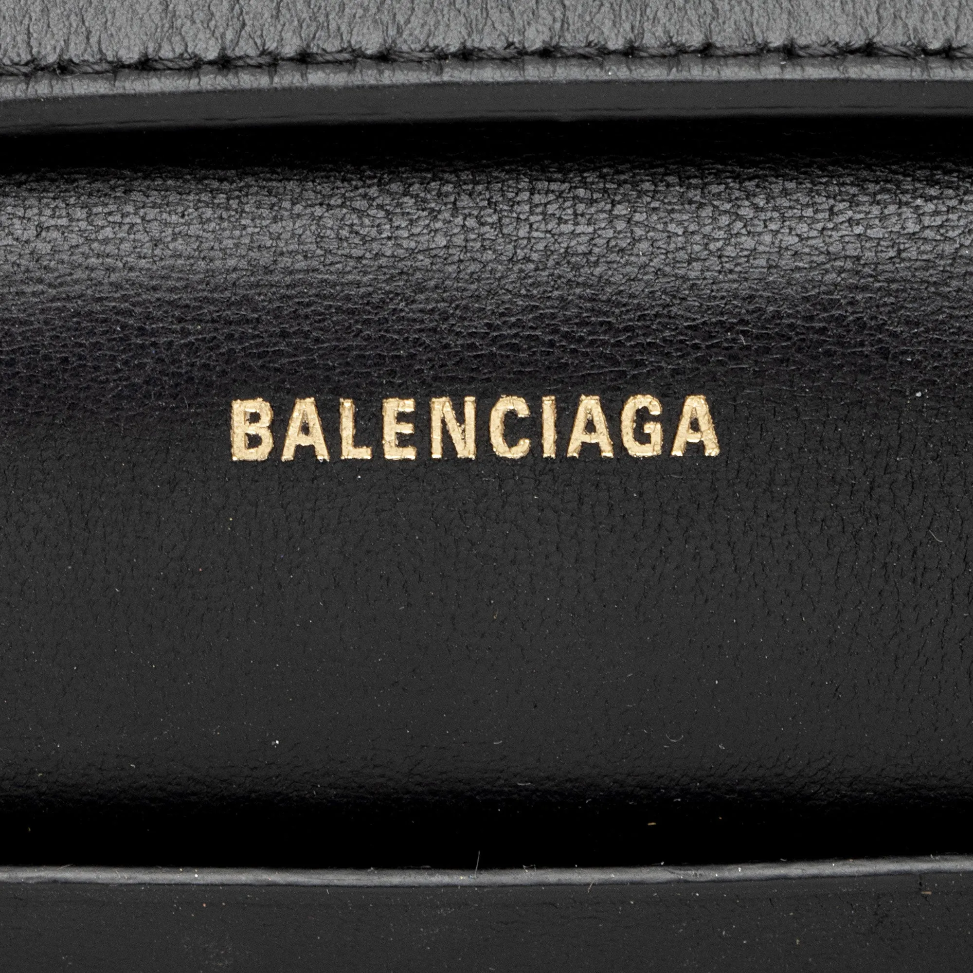 Balenciaga Quilted Calfskin B Phone Holder Crossbody
