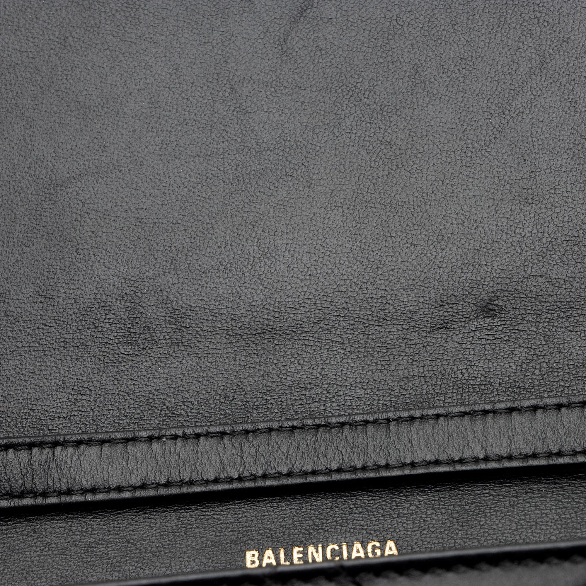 Balenciaga Quilted Calfskin B Phone Holder Crossbody