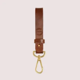 Barnes & Moore Long Key Tether - Chestnut/Brass