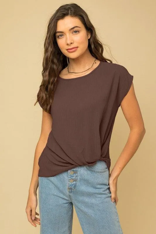 BEST SELLER-MEAGAN SHORT SLEEVE TOP