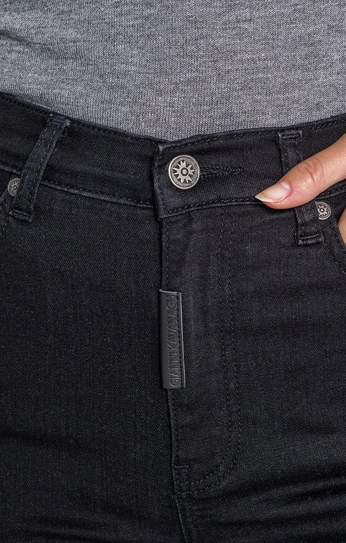Black Core Ripped Jeans