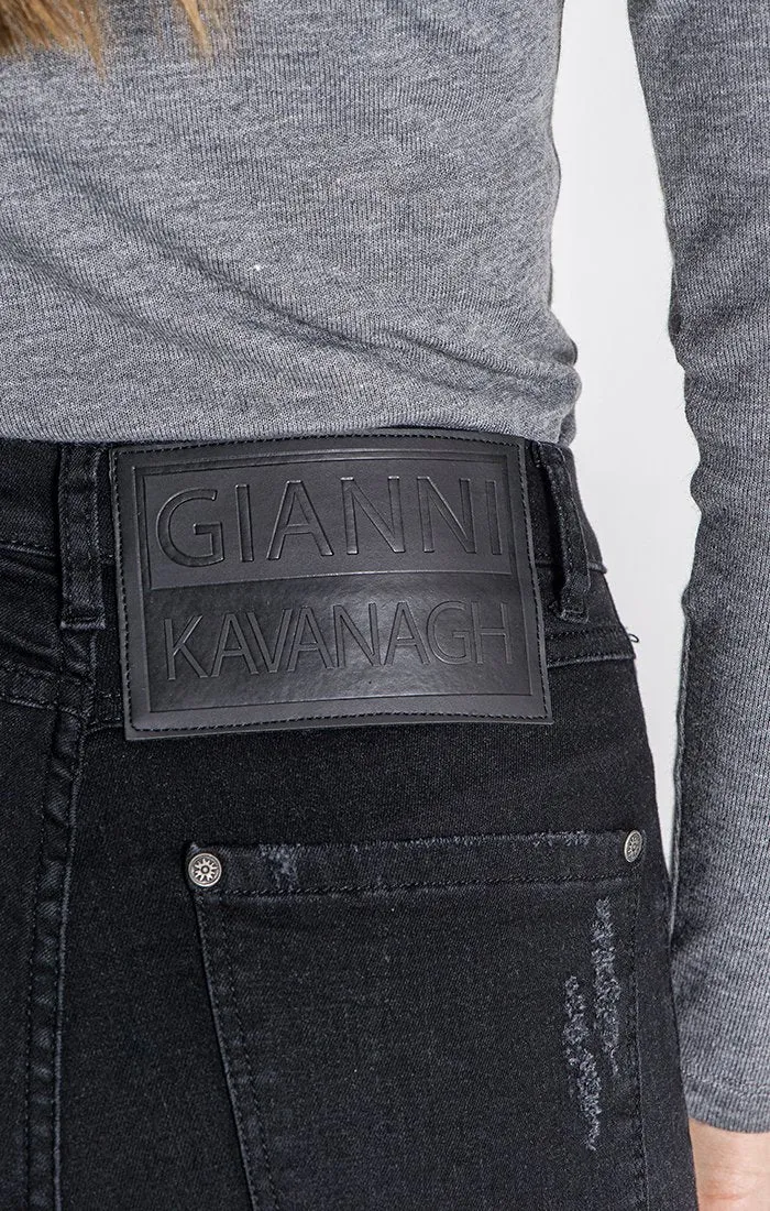 Black Core Ripped Jeans