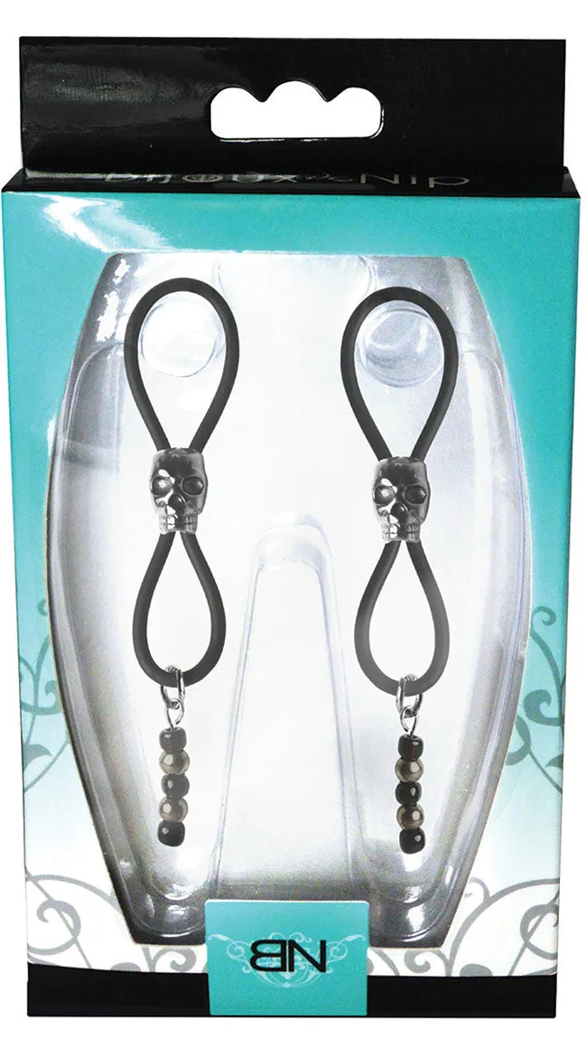 Black Skull Nipple Halos