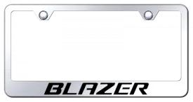 Blazer Stainless Steel Frame - Laser Etched Mirrored