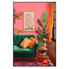 Bohemian Home Style Wall Art with Frame