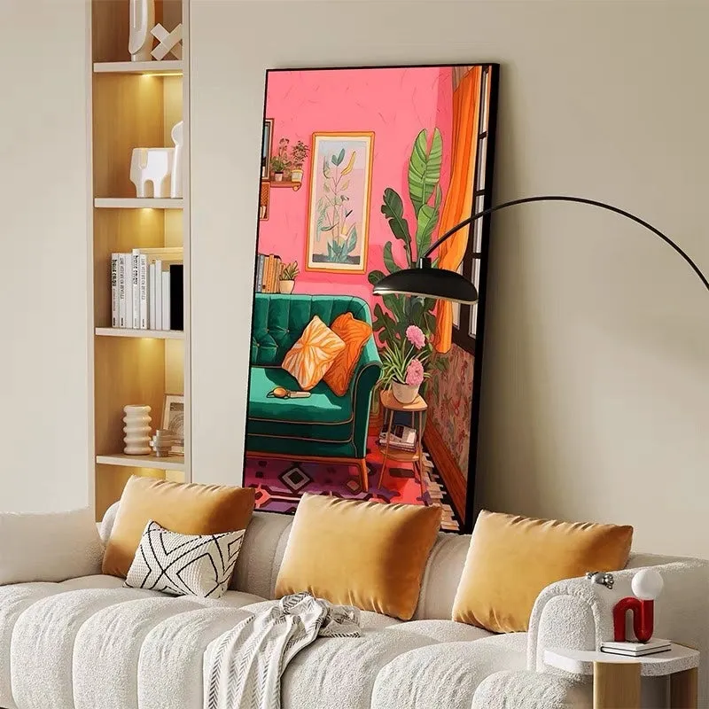 Bohemian Home Style Wall Art with Frame