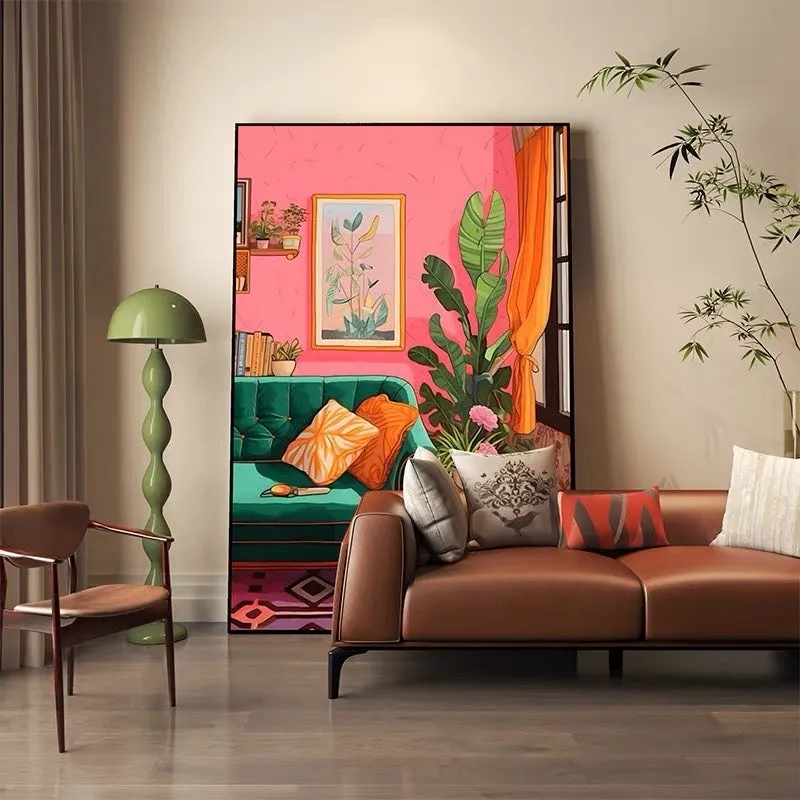 Bohemian Home Style Wall Art with Frame
