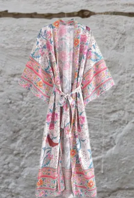 Bohemian Kimono, Bat Sleeve Beach Kimono, Boho Bikini Cover-ups