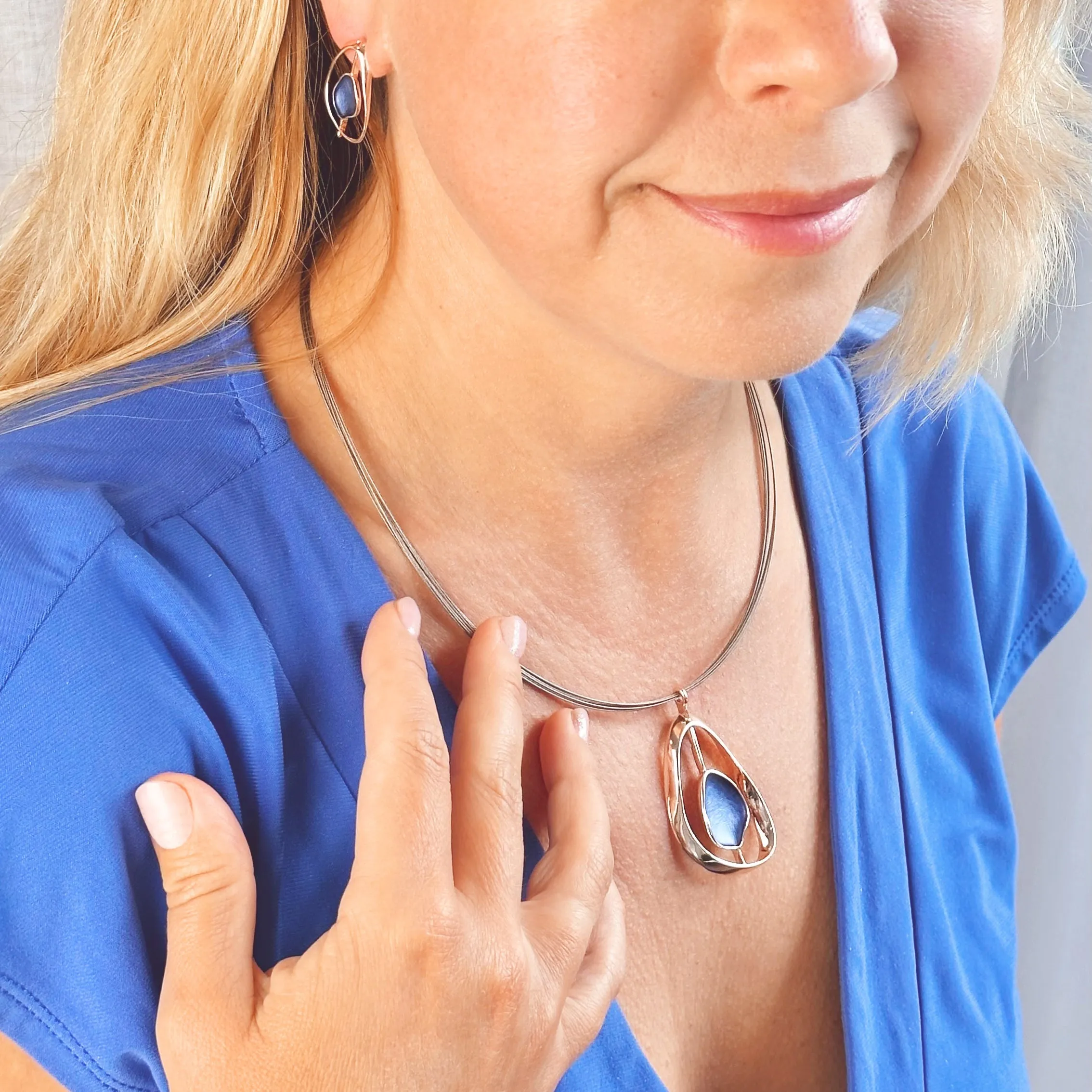 Boho Style Anima Necklace & Earrings Set