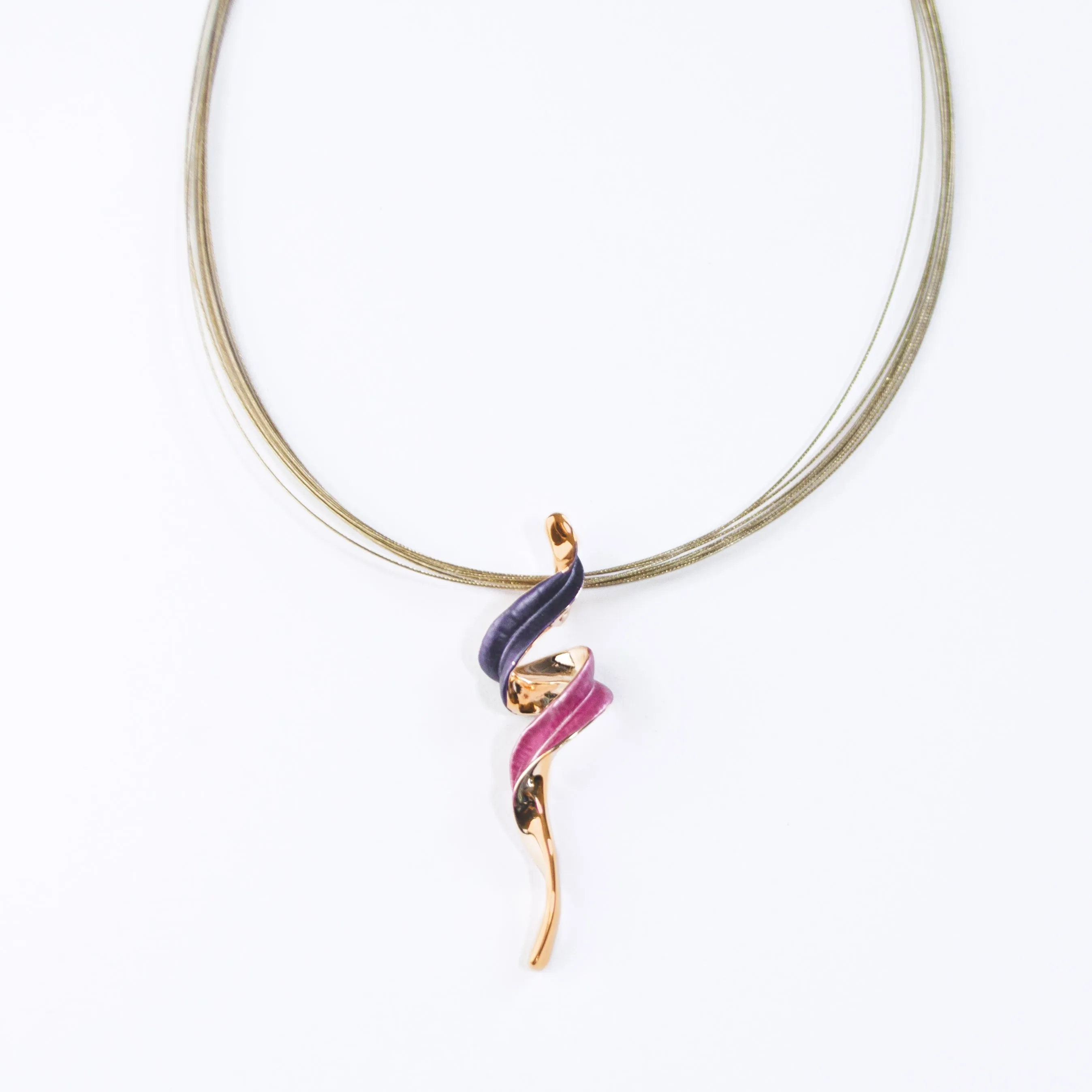 Boho Style Spiral Necklace
