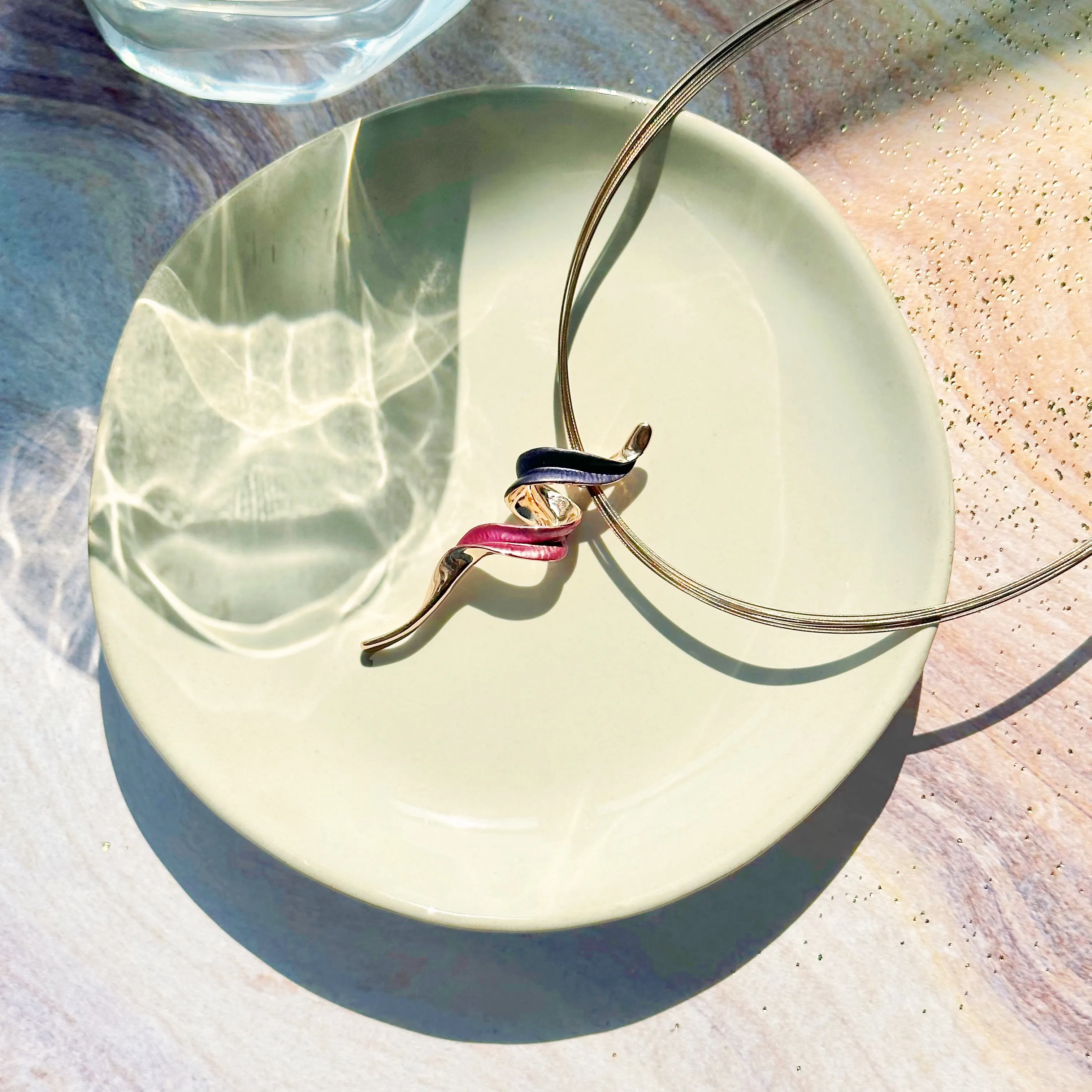 Boho Style Spiral Necklace