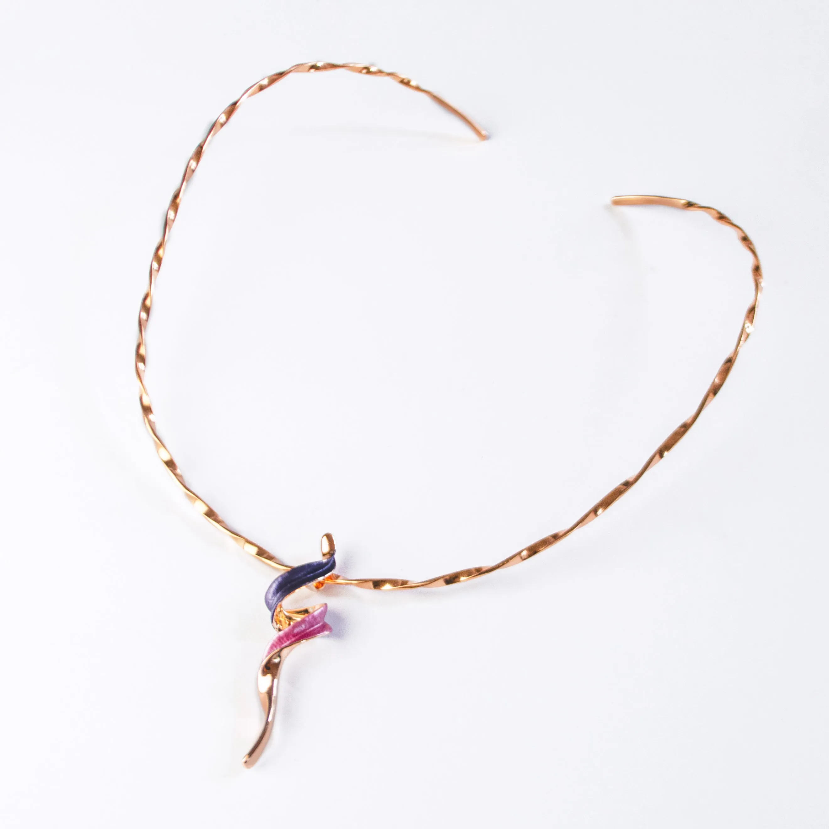 Boho Style Spiral Necklace
