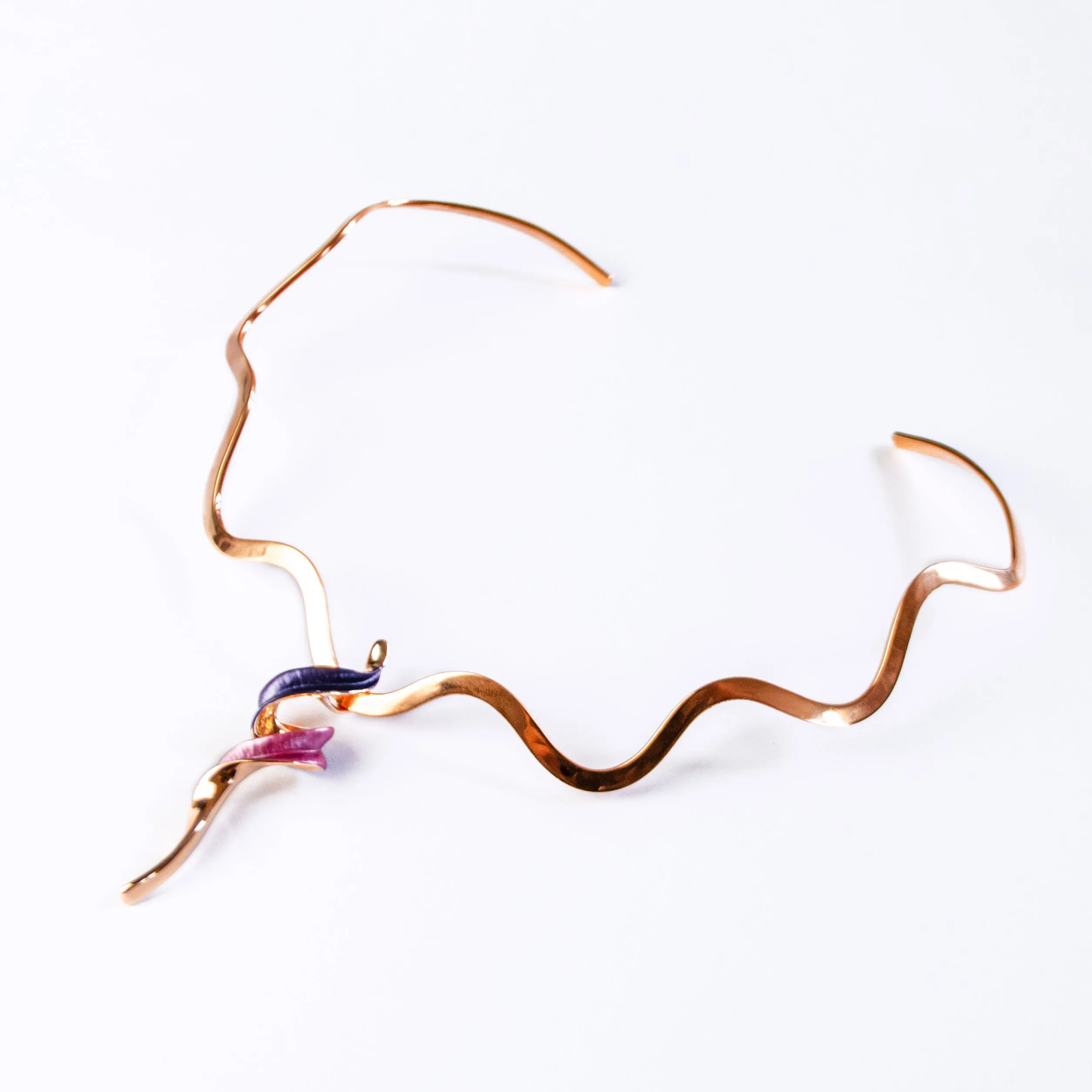 Boho Style Spiral Necklace