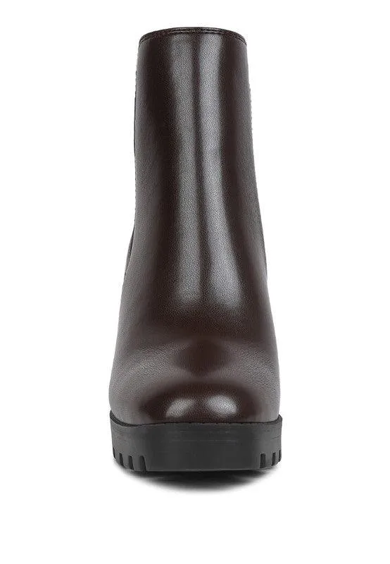 Bolt Block Heeled Chelsea Boot