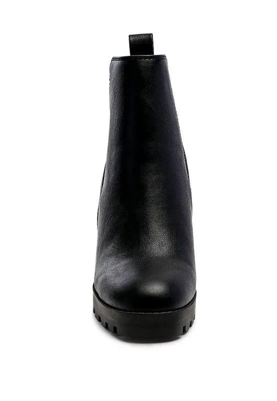 Bolt Block Heeled Chelsea Boot