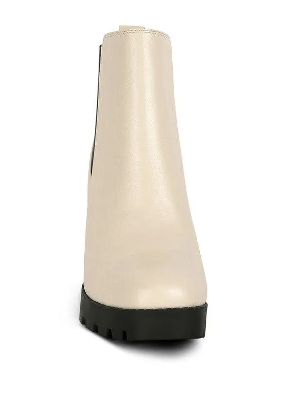 Bolt Block Heeled Chelsea Boot