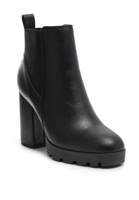 Bolt Block Heeled Chelsea Boot