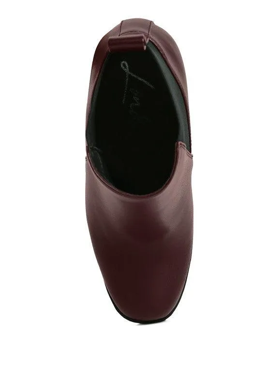 Bolt Block Heeled Chelsea Boot