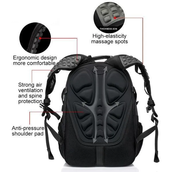 Brand Laptop Backpack Men's Travel Bags 2019 Multifunction Rucksack Waterproof Oxford Black Computer Backpacks For Teenager