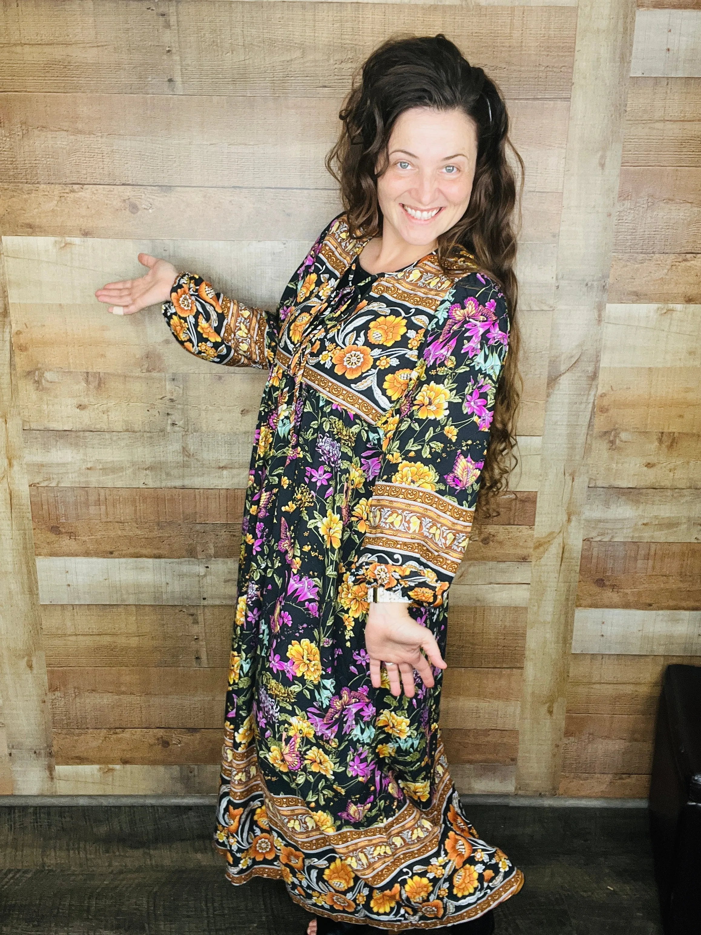Breanna Boho Floral Dress