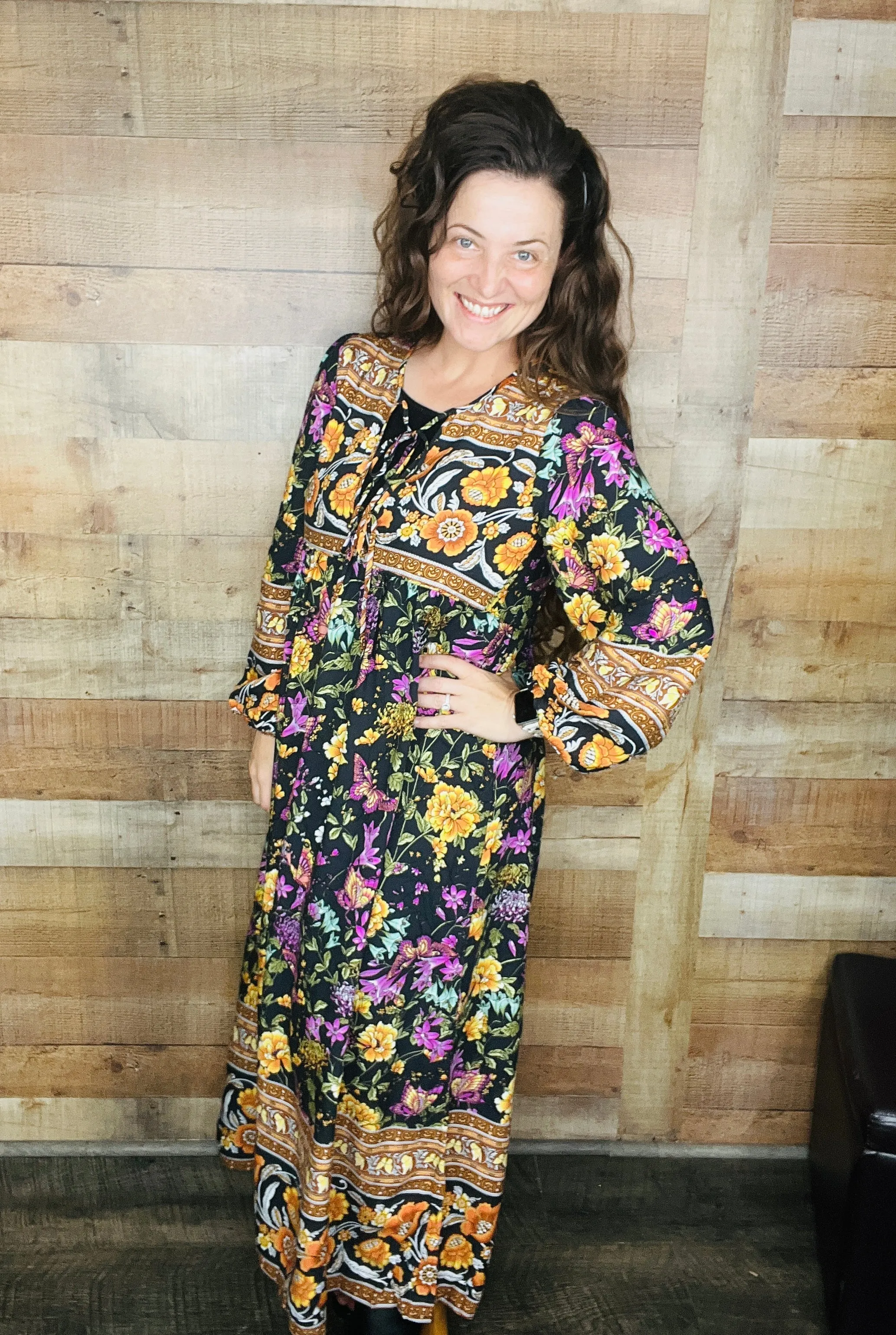 Breanna Boho Floral Dress