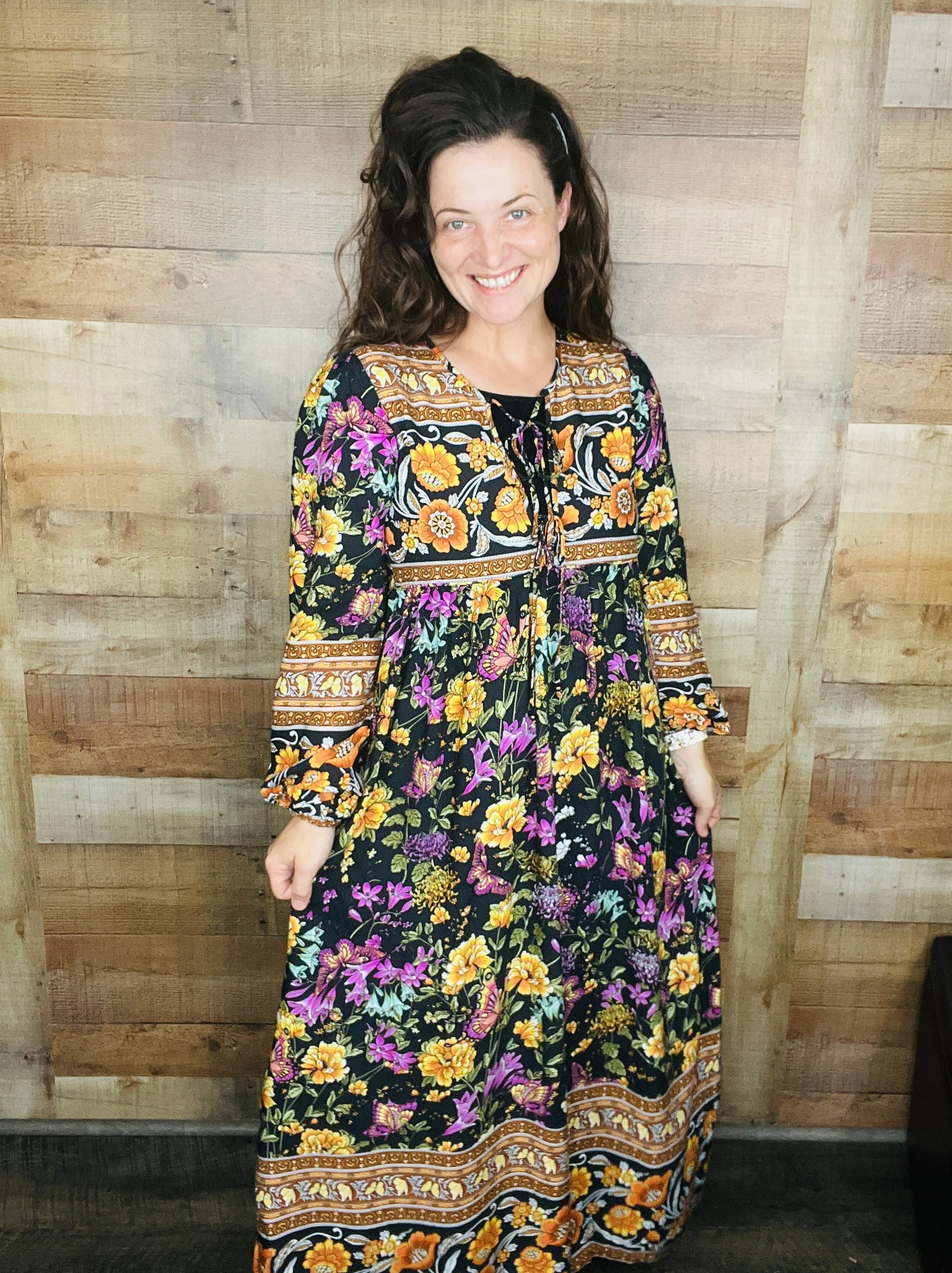 Breanna Boho Floral Dress