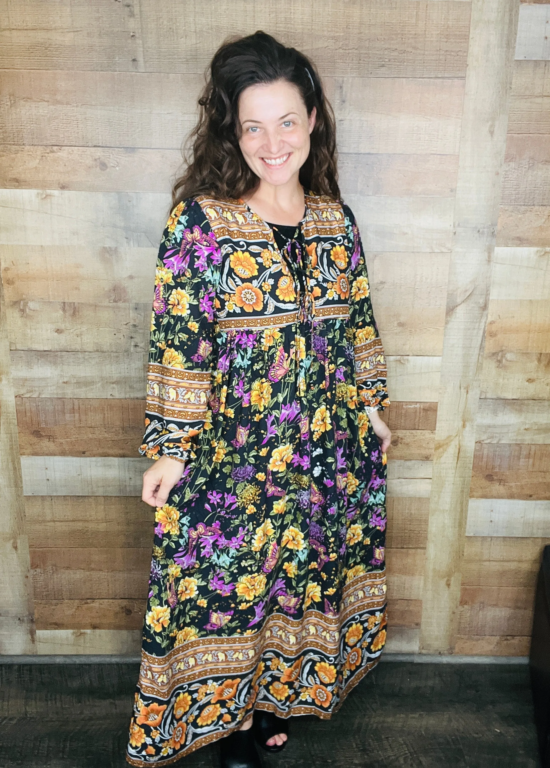 Breanna Boho Floral Dress