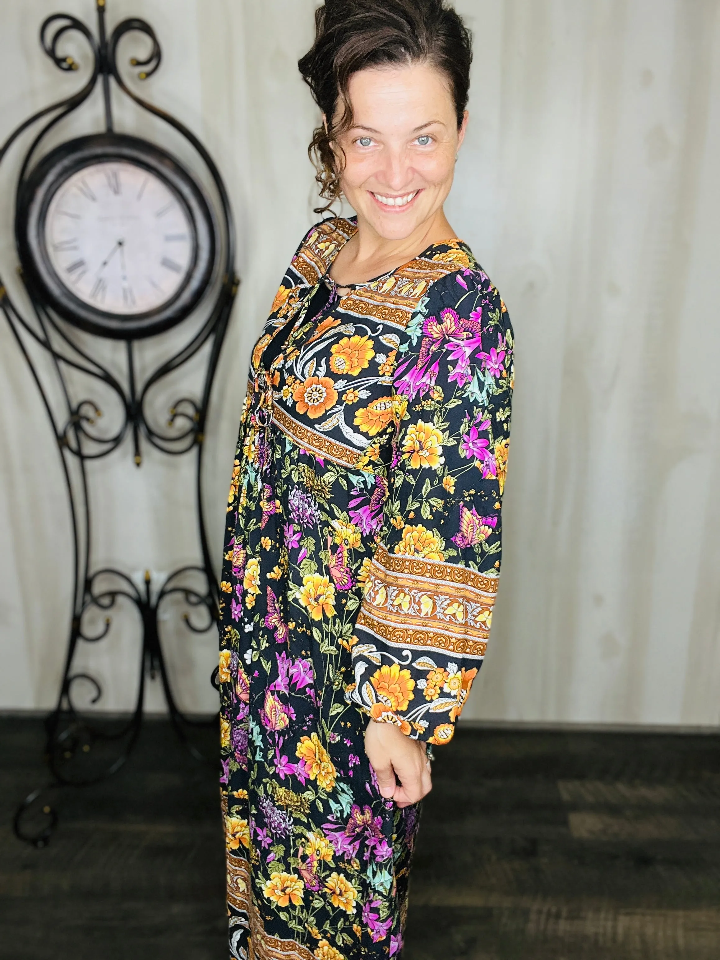 Breanna Boho Floral Dress