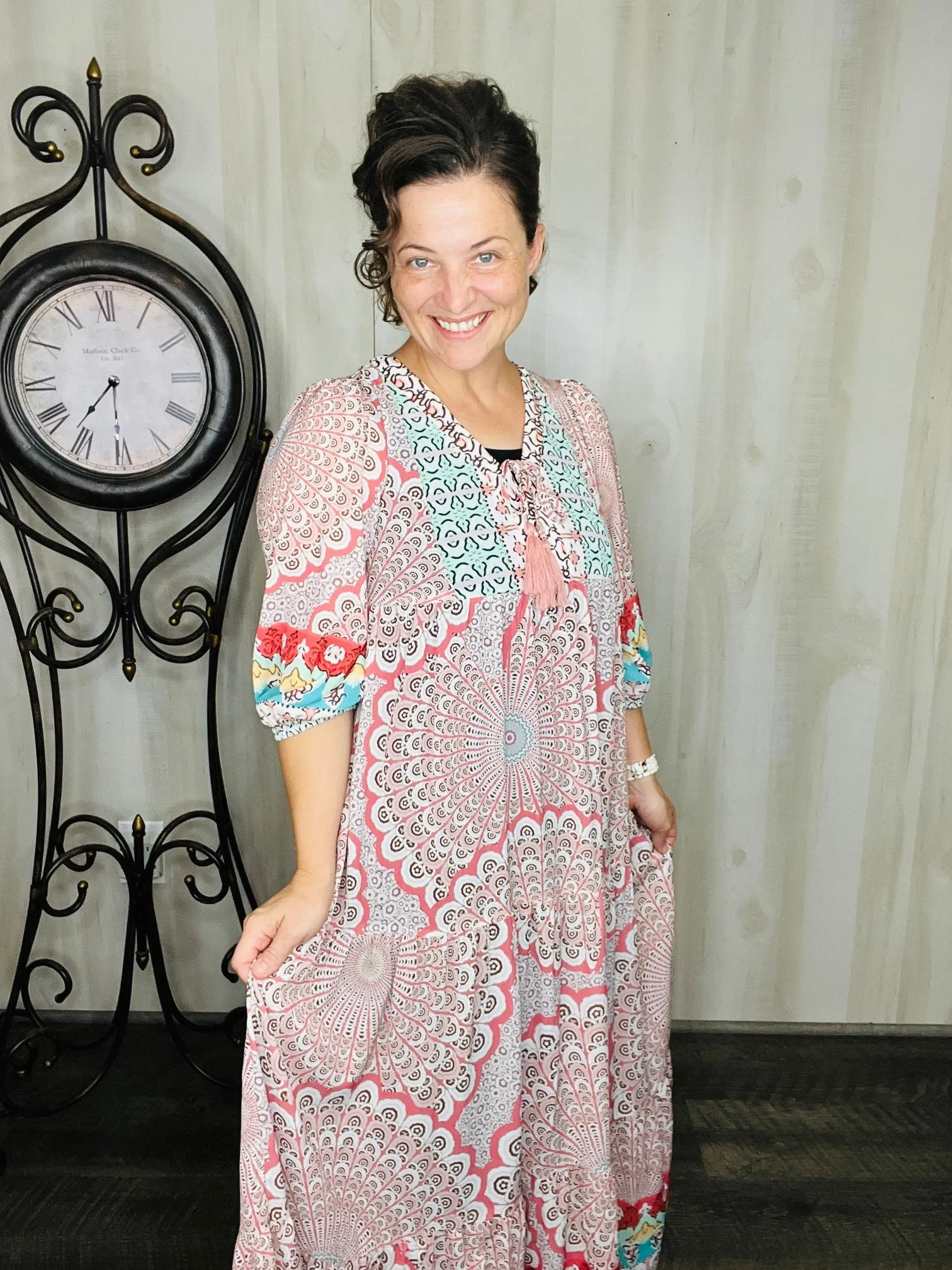 Breanna Boho Floral Dress