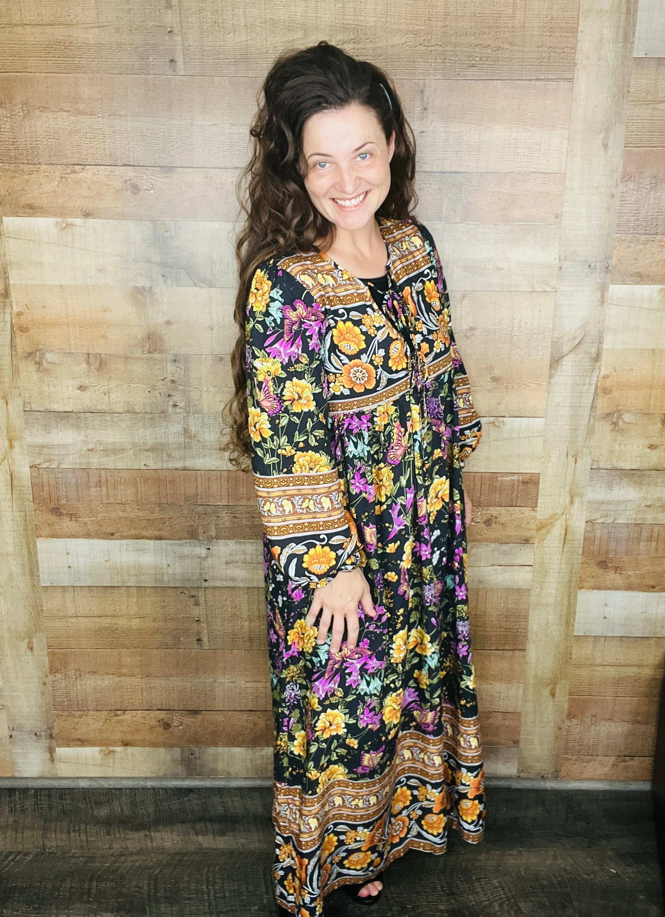 Breanna Boho Floral Dress