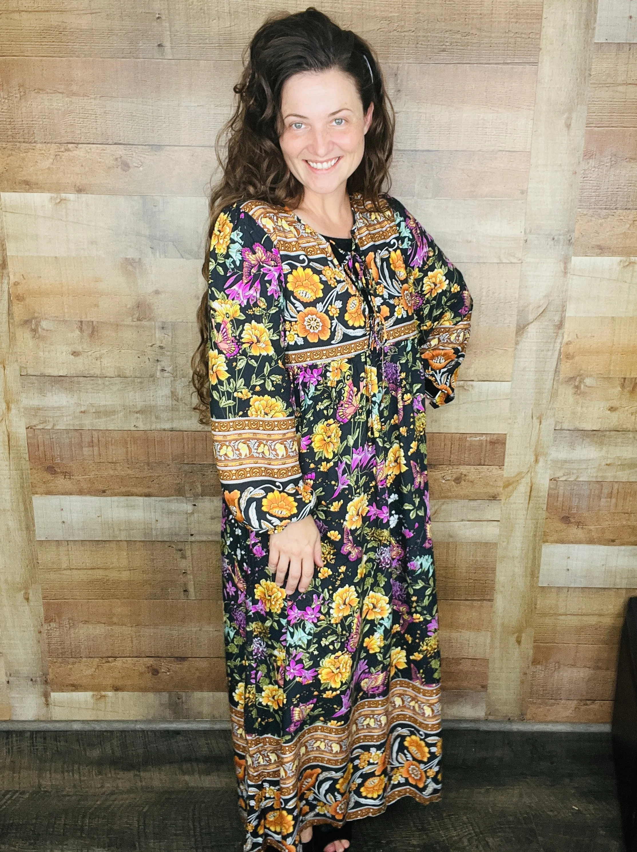 Breanna Boho Floral Dress