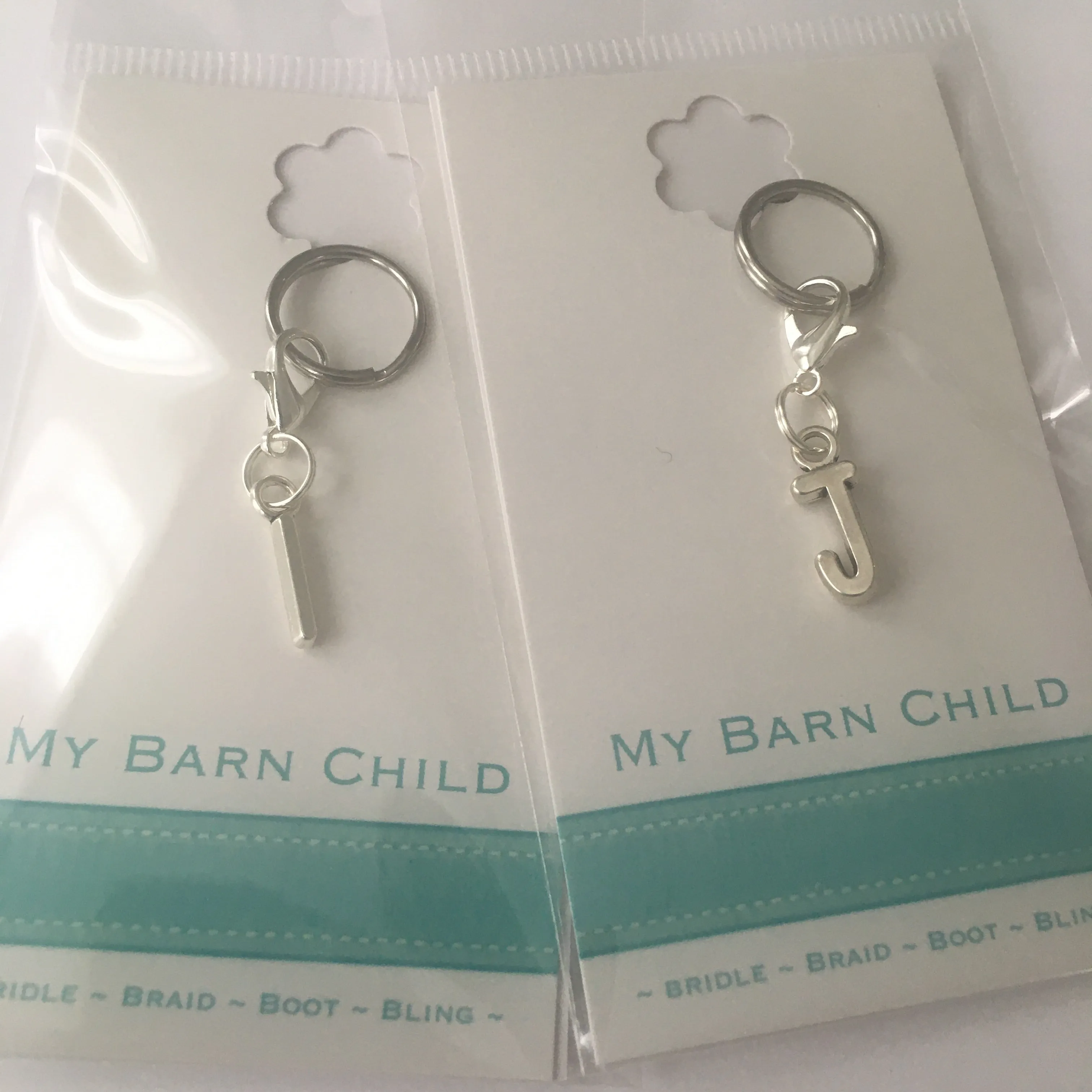 Bridle Charm: Monogram ~ Arial