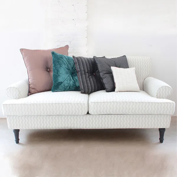 BROWN PLUME CARRE' CUSHION
