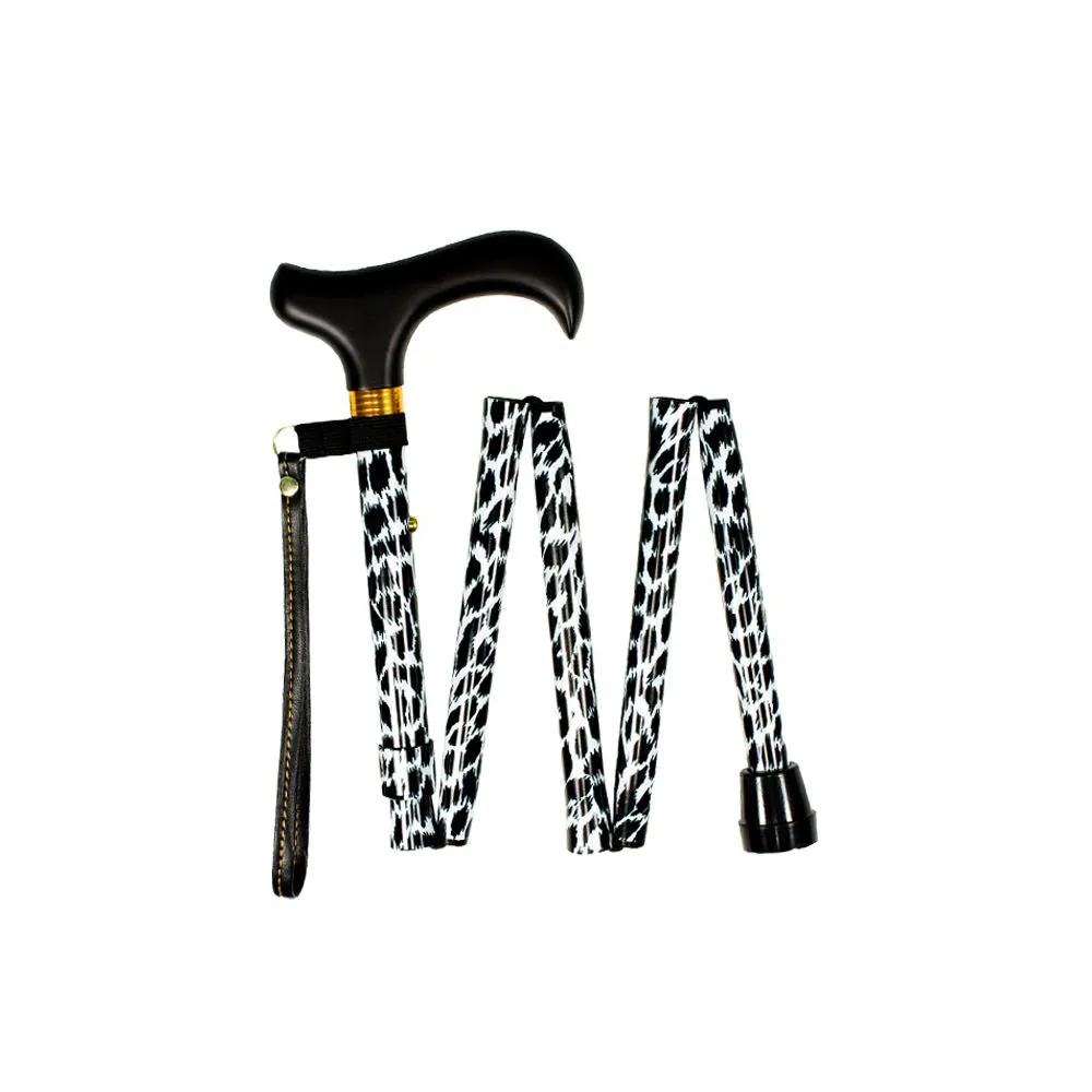 Charles Buyers Folding Adjustable Walking Stick - Handbag Size