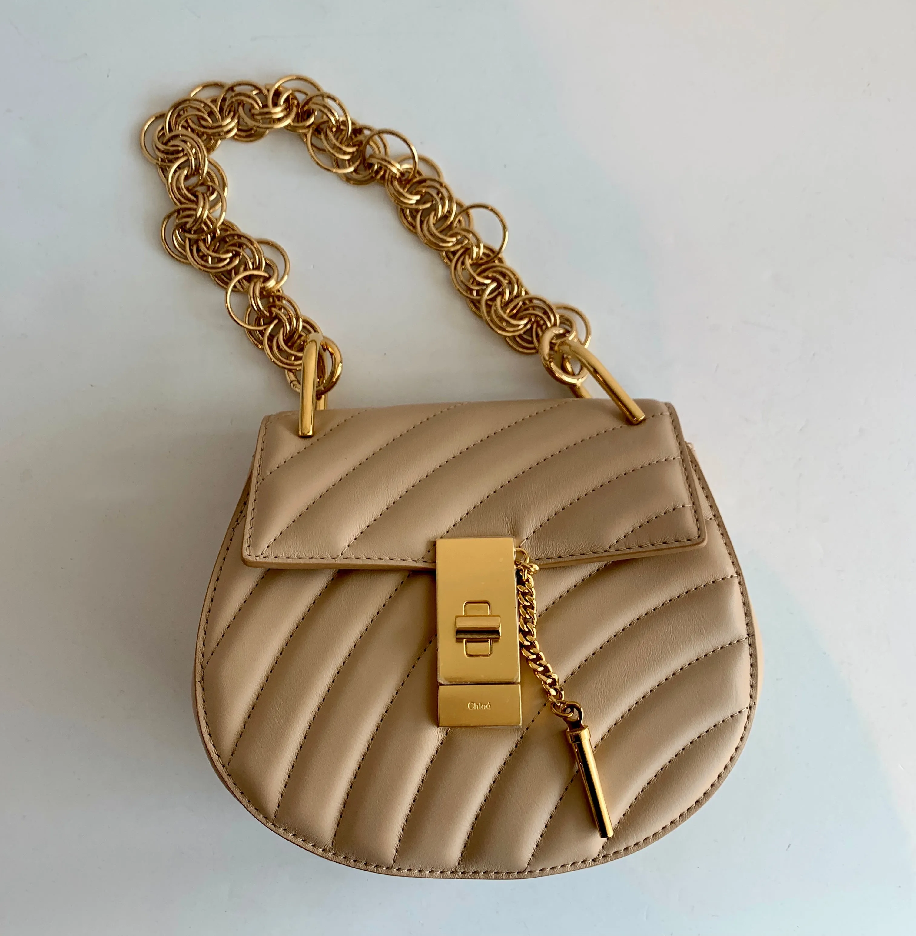 Chloe Quilted Bijou Crossbody