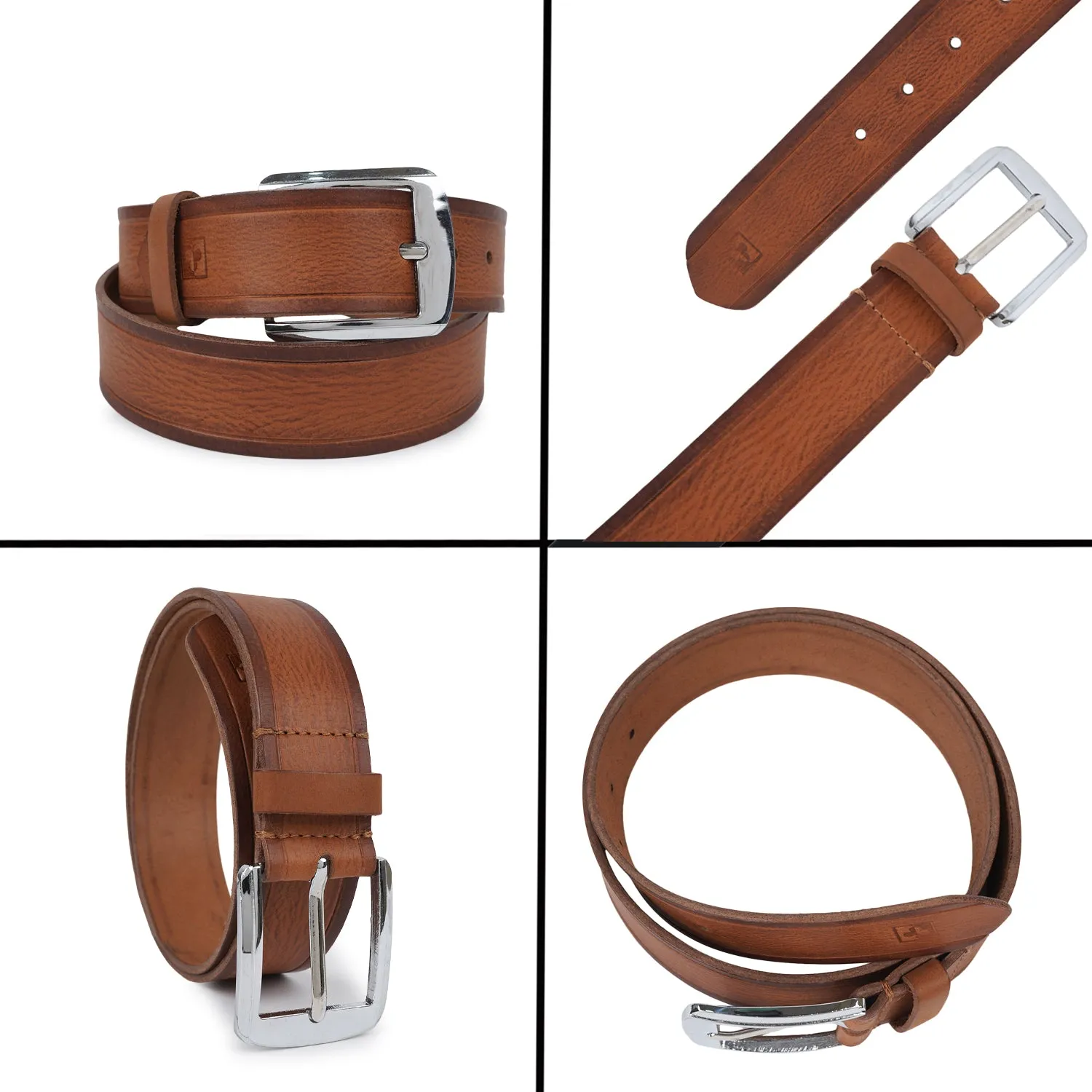 CIMONI Stylish Genuine Leather Formal Trendy Daytrip Slim Design Mens Belt With Box ( 1 Year Gurantee)
