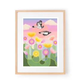 Claire Ishino Print - Wind Beneath My Wings