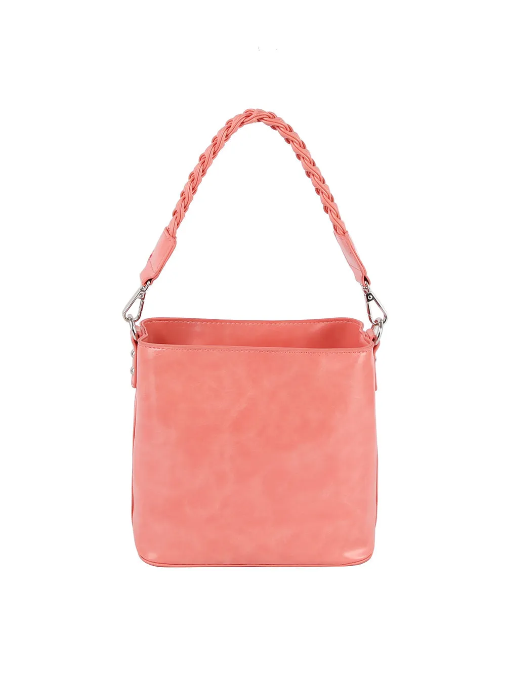 Classic Chain Accented Hobo Handbag