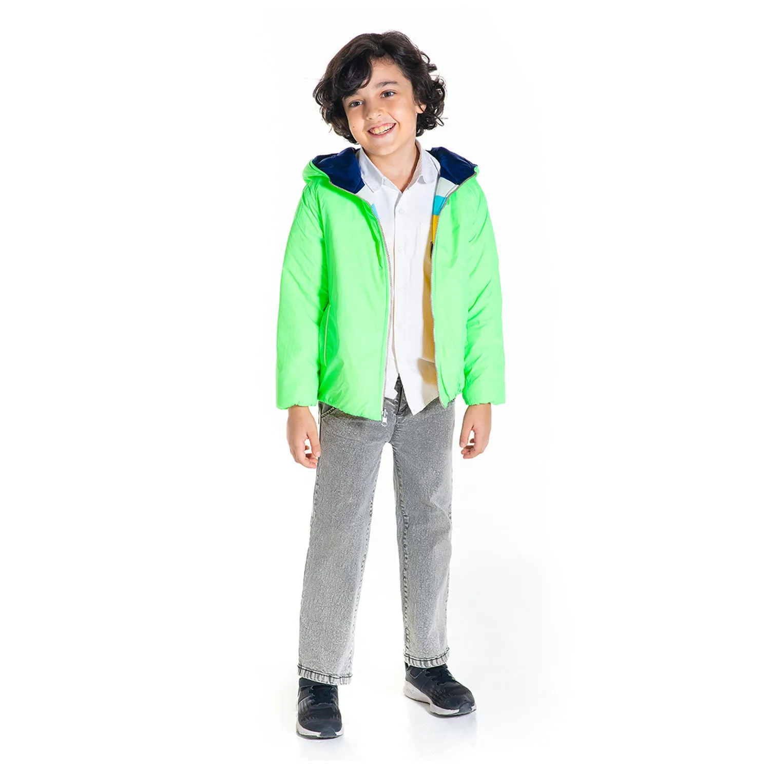 Colorblock Quilted Jacket