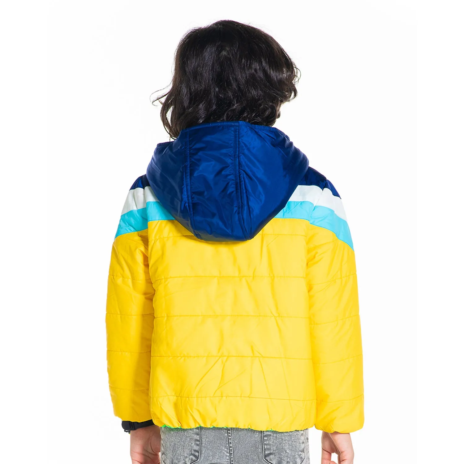 Colorblock Quilted Jacket