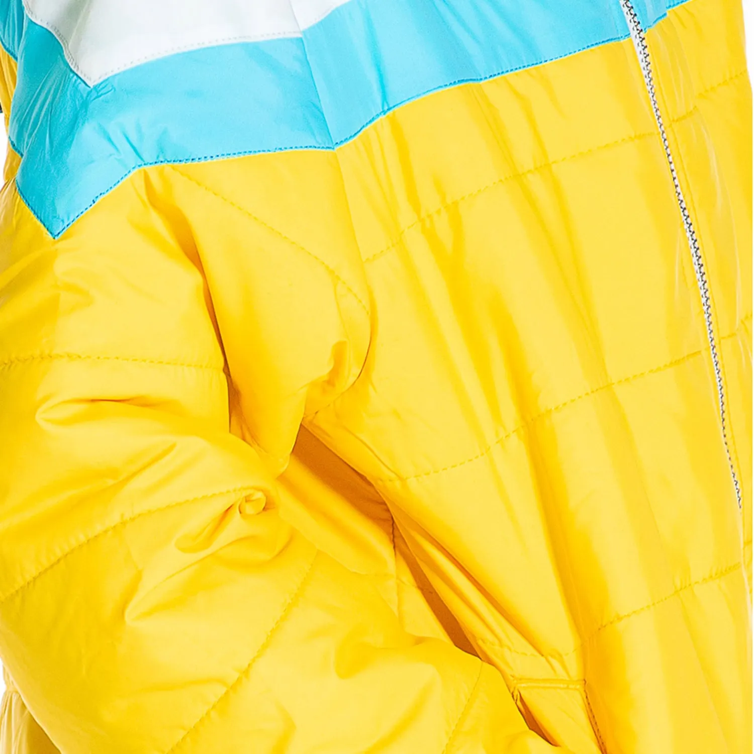 Colorblock Quilted Jacket