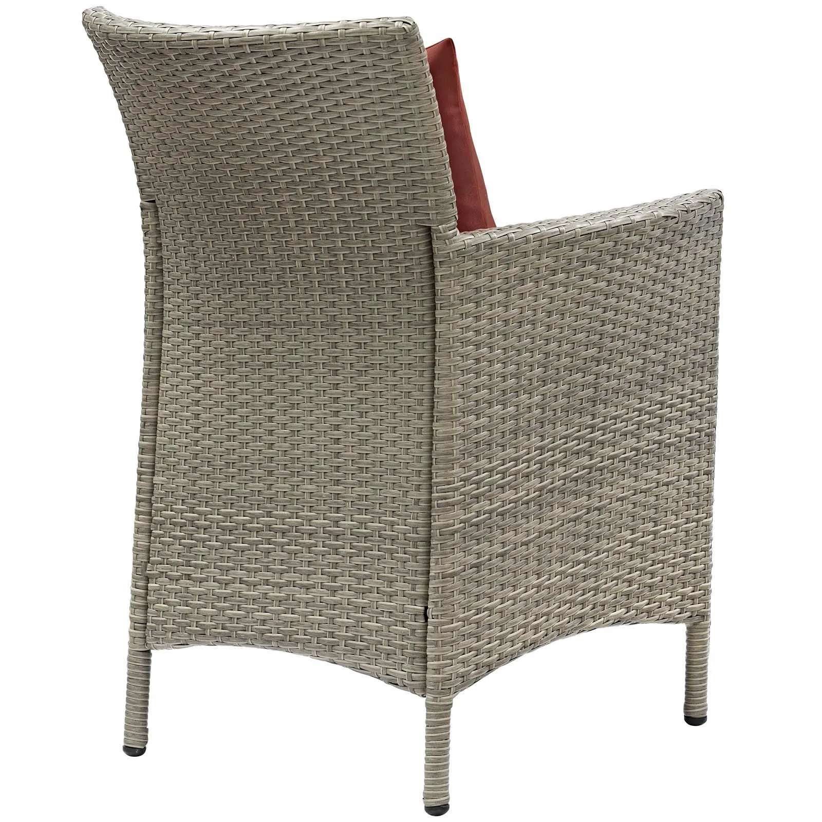 Conduit 7 Piece Outdoor Patio Wicker Rattan Dining Set by Modway